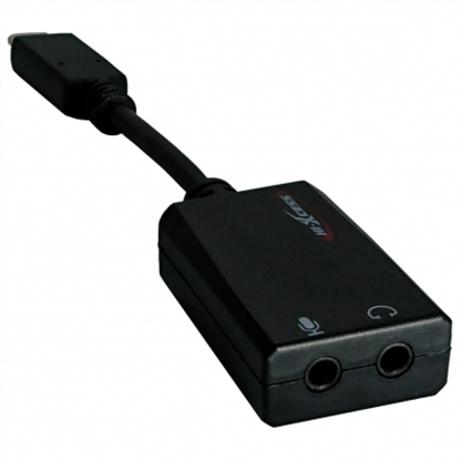 Изображение ROLINE Type C - 2x 3.5mm Audio Adapter, M/F, 0.13 m