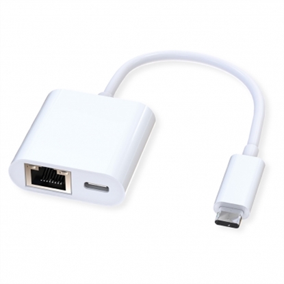 Изображение ROLINE USB 3.2 Gen 2 to Gigabit Ethernet Converter, 1x PD Port