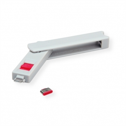 Изображение ROLINE USB Type C Port Blocker, 1x lock and 1x key