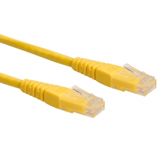 Picture of ROLINE UTP Patch Cord, Cat.6, yellow, 5.0 m