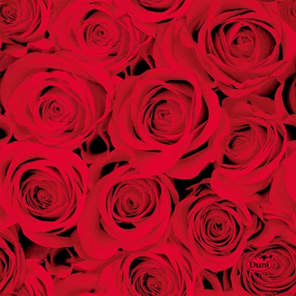 Изображение Salvetes 24cm Red Roses 20gab.