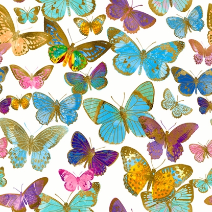 Изображение Salvetes 33cm Golden Butterflies 20gab.