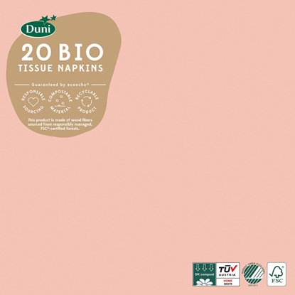 Attēls no Salvetes 33cm Mellow Rose 20gab.