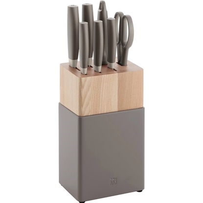 Picture of Set of 5 knives in block Zwilling Now S