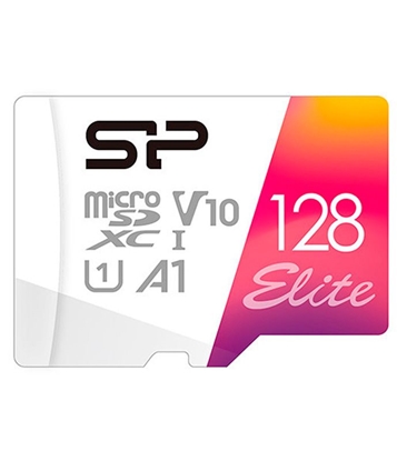 Attēls no Silicon Power memory card microSDXC 128GB Elite + adapter