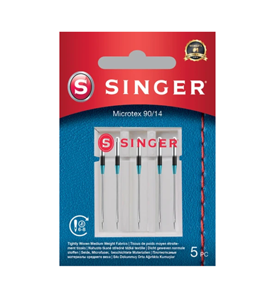 Picture of Singer NEEDLE, Microtex 90/14, 5 pcs