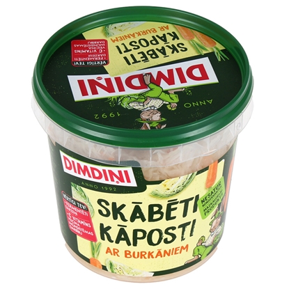Picture of Skābēti kāposti Dimdiņi ar burkāniem, 650g