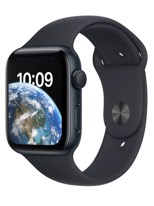 Picture of Apple Watch SE GPS + Cellular 44mm Midnight Aluminium Case with Midnight Sport Band - Regular 2nd Gen