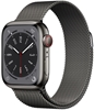 Picture of Apple Watch 8 GPS + Cellular 41mm Stainless Steel Milanese Loop, graphite (MNJM3EL/A)