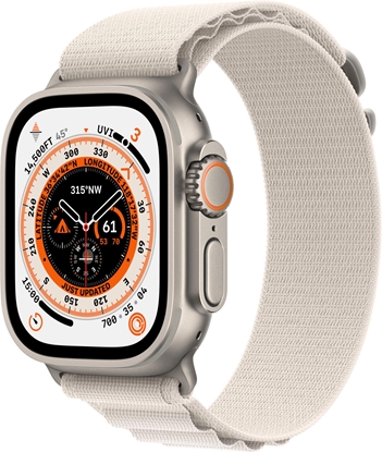 Picture of Apple Watch Ultra GPS + Cellular 49mm Alpine Loop S, starlight (MQFQ3EL/A)