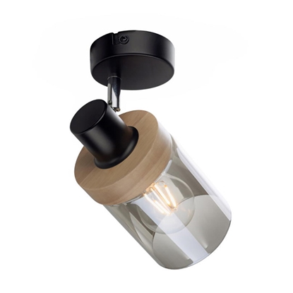 Attēls no Sp.l.-PASQUAL 40W E27 melna/koka