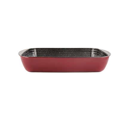 Attēls no Stoneline | Yes | Casserole dish | 21477 | 4.5 L | 40x27 cm | Borosilicate glass | Red | Dishwasher proof