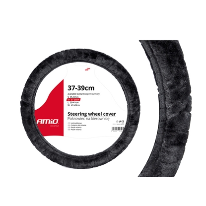 Attēls no Stūres pārvalks B2-10 37-39cm melns, mīksts