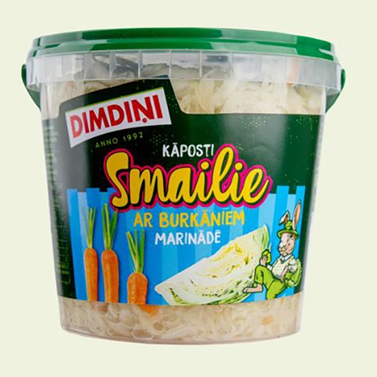 Picture of Svaigi kāposti Dimdiņi Smailie mar. ar burkāniem, 650 g