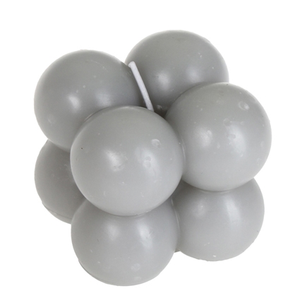 Picture of Svece kubs Polar 2x2 pelēka 6.8cm 15h