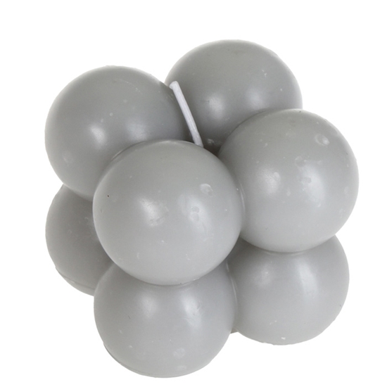 Picture of Svece kubs Polar 2x2 pelēka 6.8cm 15h