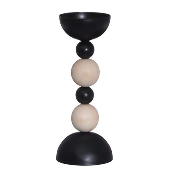 Picture of Svečturis 4Living Pallo melnbalts 20.8cm