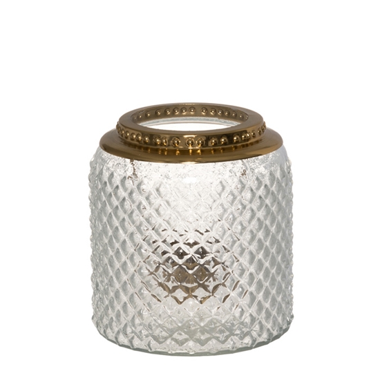 Picture of Svečturis-laterna 4Living Indra stikla caurspīdīgs