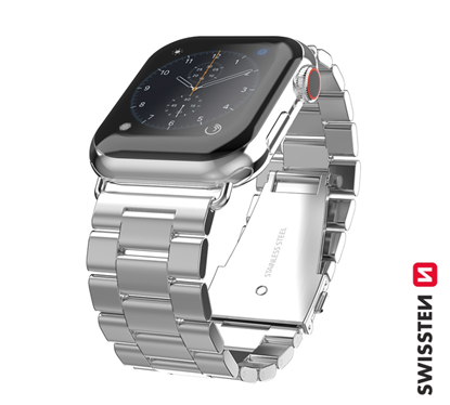Picture of Swissten Metal Strap for Apple Watch 1/2/3/4/5/6/SE / 40 mm / 42 mm