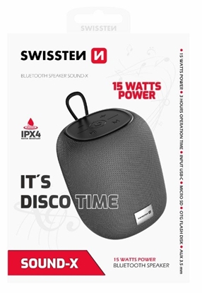 Picture of Swissten SOUND-X Portable Bluetooth Speaker USB / Micro SD / 15W / AUX