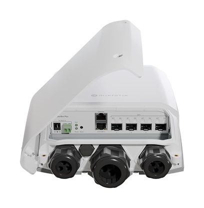 Picture of Switch|MIKROTIK|1x10Base-T / 100Base-TX / 1000Base-T|4xSFP+|1xConsole|CRS305-1G-4S+OUT