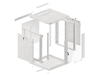 Picture of LANBERG WF01-6612-10S wall-mount rack