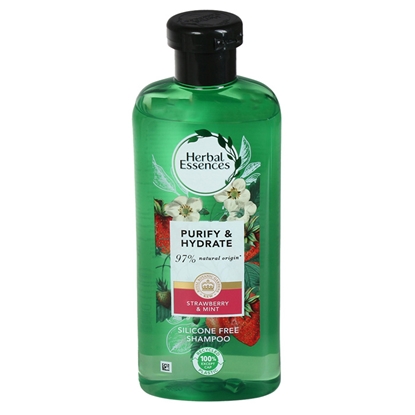 Attēls no Šampūns Herbal Essences Purify&Hydrate zemeņu, pipram. 400ml