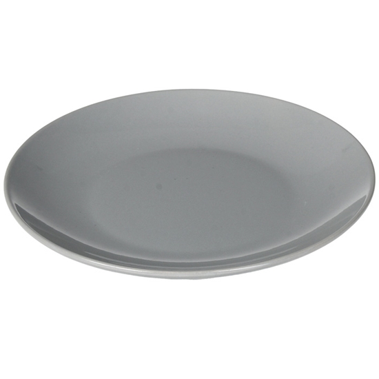 Изображение Šķīvis Alfa deserta, pelēks 21cm