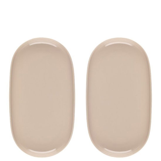 Picture of Šķīvis Maku Simple ovāls bēšs 2gab.