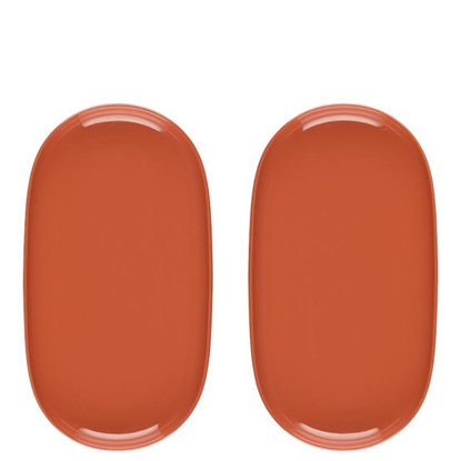 Picture of Šķīvis Maku Simple ovāls terakota 2gab.