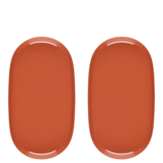 Picture of Šķīvis Maku Simple ovāls terakota 2gab.