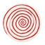 Изображение Šķīvis Winteria spiral 20cm balts, sarkans