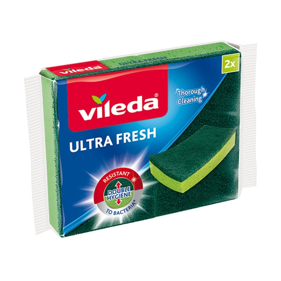 Изображение Švamme trauku mazg. Vileda Ultra Fresh Anti­Bacterial 2gab.