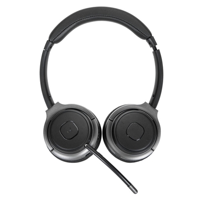 Изображение Targus AEH104GL headphones/headset Wired & Wireless Head-band Calls/Music USB Type-C Bluetooth Black