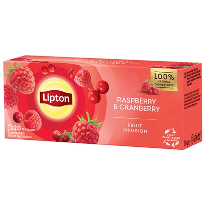Picture of Tēja augļu Lipton Raspberry Cranberry 20gab.