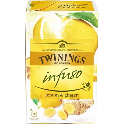 Изображение Tēja augļu Twinings citronu & ingvera 20gab.