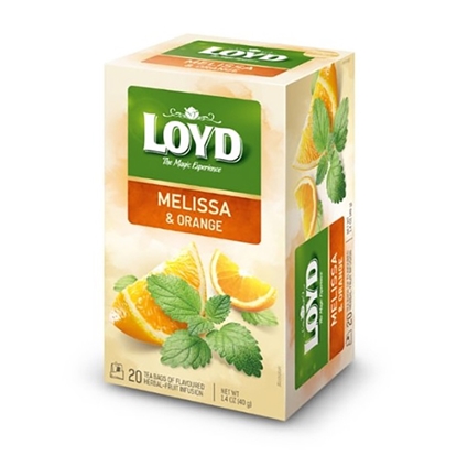 Изображение Tēja zāļu Loyd ar melisu un apelsīniem, 20x2g