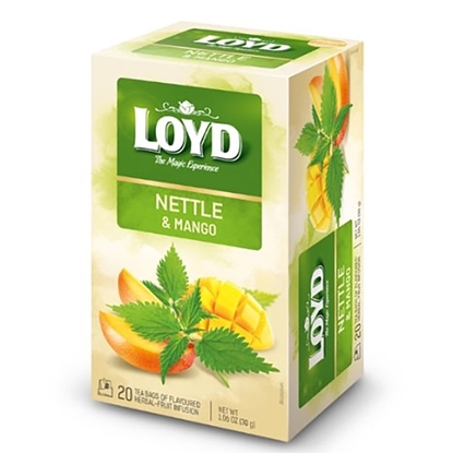 Изображение Tēja zāļu Loyd ar nātrēm un mango, 20x1,5g