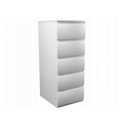 Attēls no Topeshop W5 BIEL MAT chest of drawers