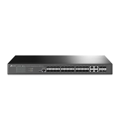 Picture of TP-Link JetStream 24-Port SFP L2+ Managed Switch with 4 10GE SFP+ Slots