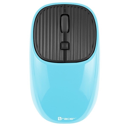 Attēls no Tracer TRAMYS46943 WAVE TURQUOISE RF 2.4 Ghz wireless mouse built-in battery 1600 DPI