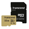 Picture of Transcend microSDHC 500S    32GB Class 10 UHS-I U3 V30 + Adapter