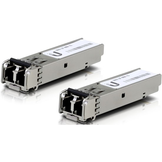 Picture of UBIQUITI 1G MULTI-MODE OPTICAL MODULE. SFP TRANSCEIVER THAT SUPPORTS 1G CONNECTIONS UP TO 550 M USING MULTI-MODE FIBER WITH A DUPLEX LC UPC CONNECTOR (20-PACK)