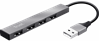 Picture of USB Centrmezgls Trust Halyx Aluminium 4-Port Mini USB Hub Silver