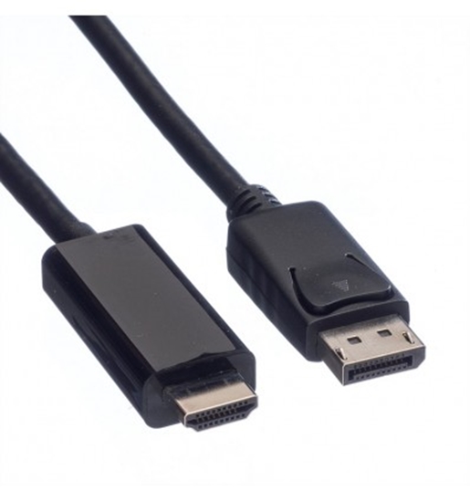 Picture of VALUE DisplayPort Cable, DP - UHDTV, M/M, black, 7.5 m
