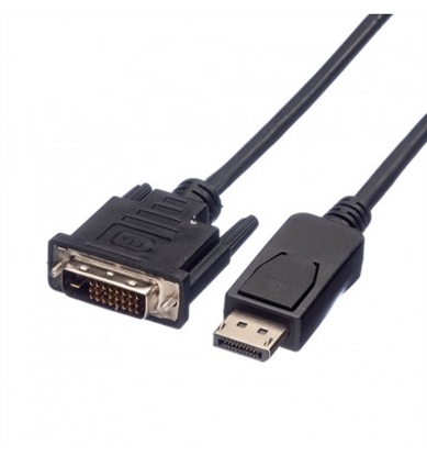 Изображение VALUE DisplayPort Cable, DP-DVI (24+1), LSOH, M/M, 1.5 m