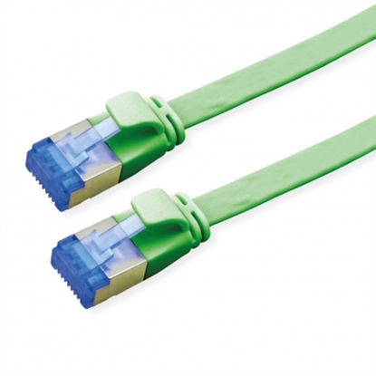 Picture of VALUE FTP Patch Cord, Cat.6A (Class EA), extra-flat, green, 0.5 m