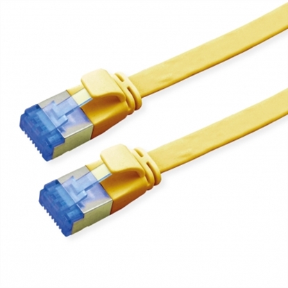 Picture of VALUE FTP Patch Cord, Cat.6A (Class EA), extra-flat, yellow, 0.5 m