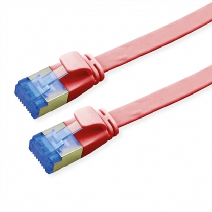 Picture of VALUE FTP Patch Cord, Cat.6A (Class EA), extra-flat, red, 0.5 m