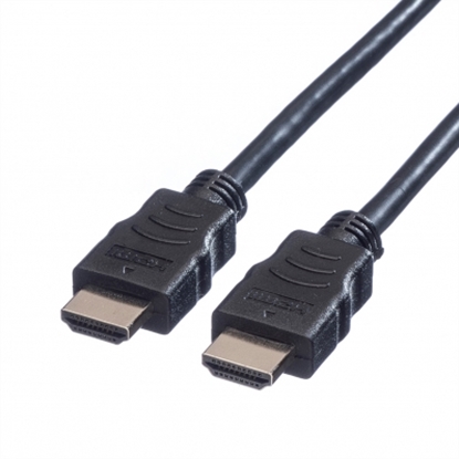 Attēls no VALUE HDMI High Speed Cable + Ethernet, M/M, black, 7.5 m